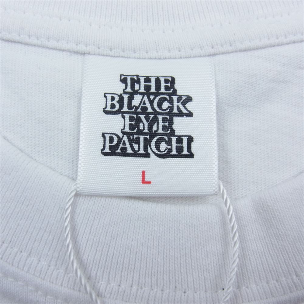 ブラックアイパッチ BEPSS23TE22 HANDLE WITH CARE TEE ハンドル ウィズ ケア 半袖 Tシャツ ホワイト系 L【中古】