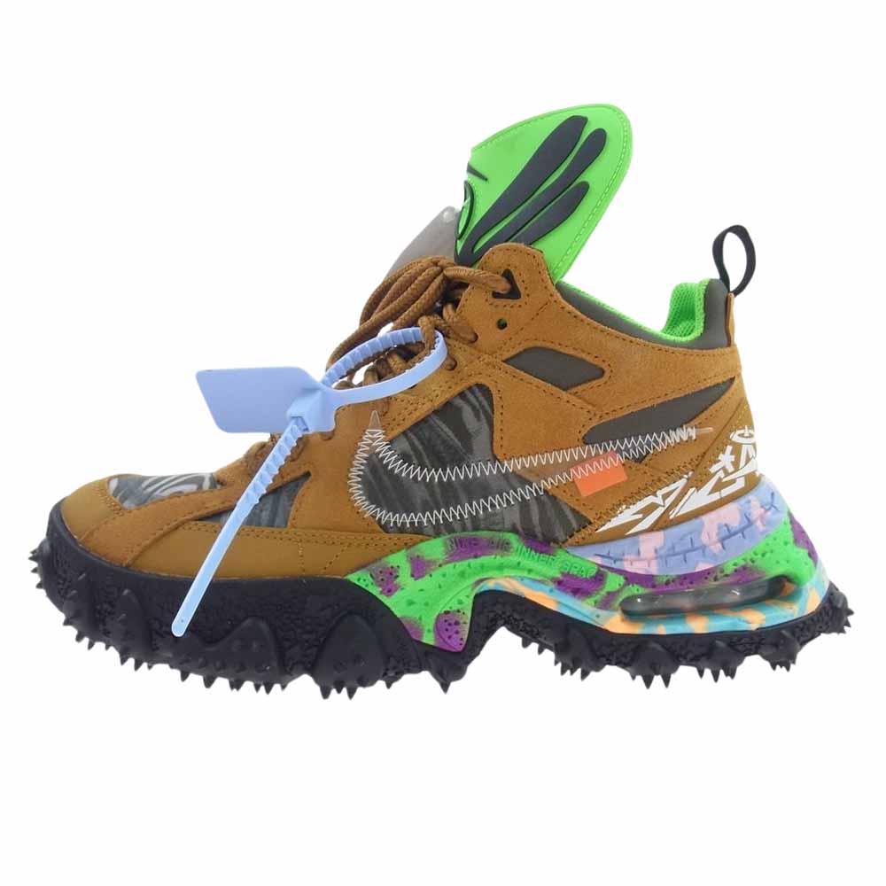 NIKE ナイキ DQ1615-700 Off-White オフホワイト Air Terra Forma Wheat and Green Strike エア テラフォーマ スニーカー ブラウン系 26.5cm【美品】【中古】