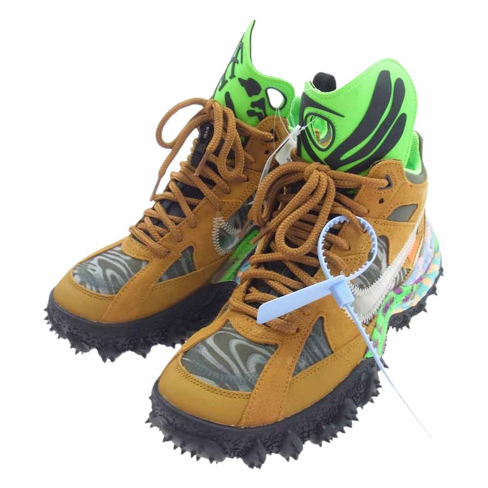 NIKE ナイキ DQ1615-700 Off-White オフホワイト Air Terra Forma Wheat and Green Strike エア テラフォーマ スニーカー ブラウン系 26.5cm【美品】【中古】
