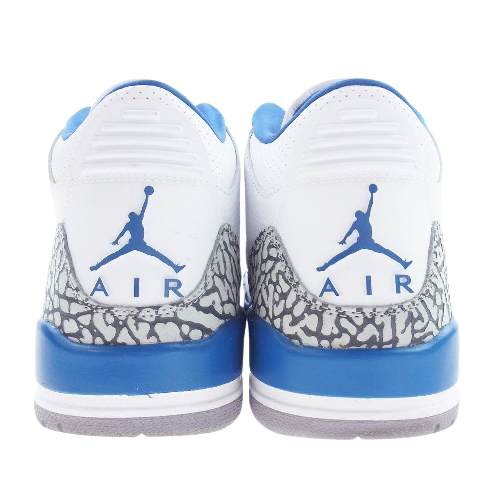 NIKE ナイキ CT8532-148 Air Jordan 3 Retro True Blue and Copper エアジョーダン3 レトロ スニーカー ブルー系 ホワイト系 26.5cm【中古】