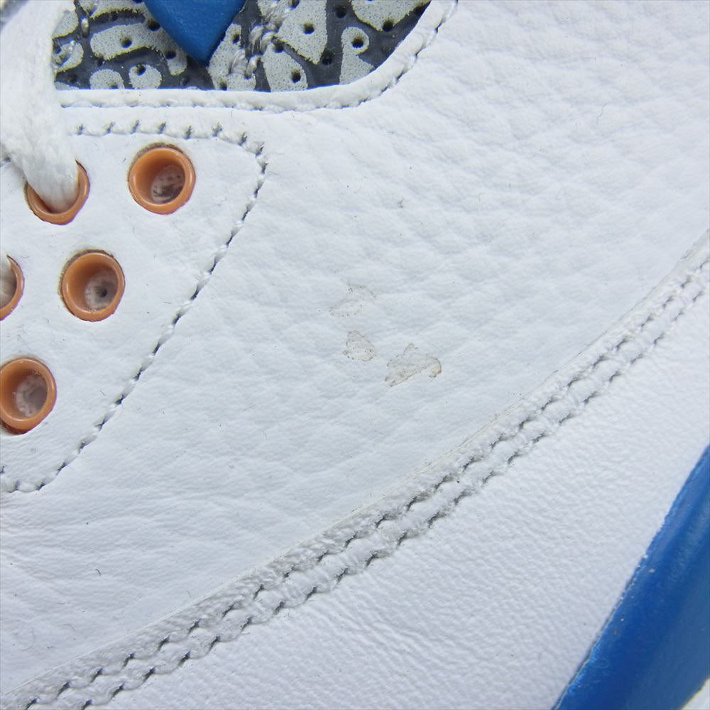 NIKE ナイキ CT8532-148 Air Jordan 3 Retro True Blue and Copper エアジョーダン3 レトロ スニーカー ブルー系 ホワイト系 26.5cm【中古】
