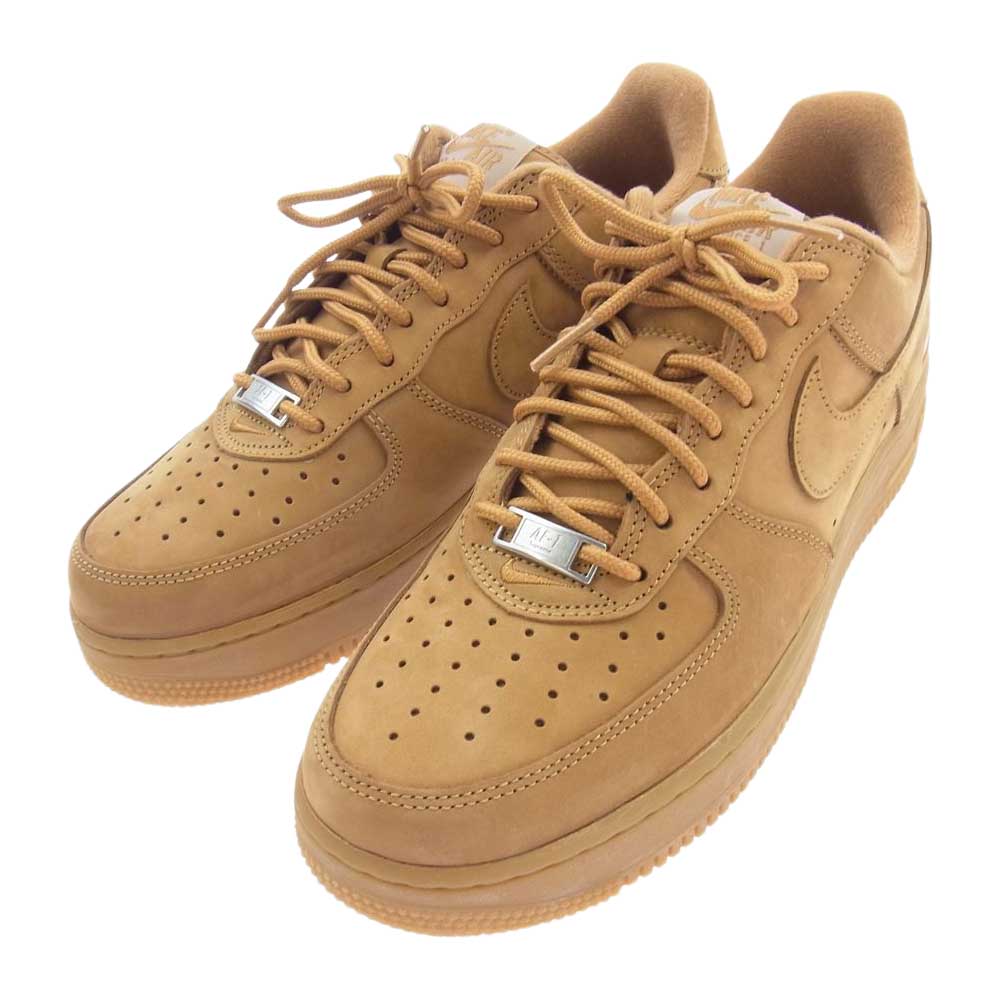 Supreme シュプリーム 21AW DN1555 200 × NIKE AIR FORCE 1 LOW W ナイキ エア フォース 1 ロー ウィート スニーカー ライトブラウン系 26cm【中古】