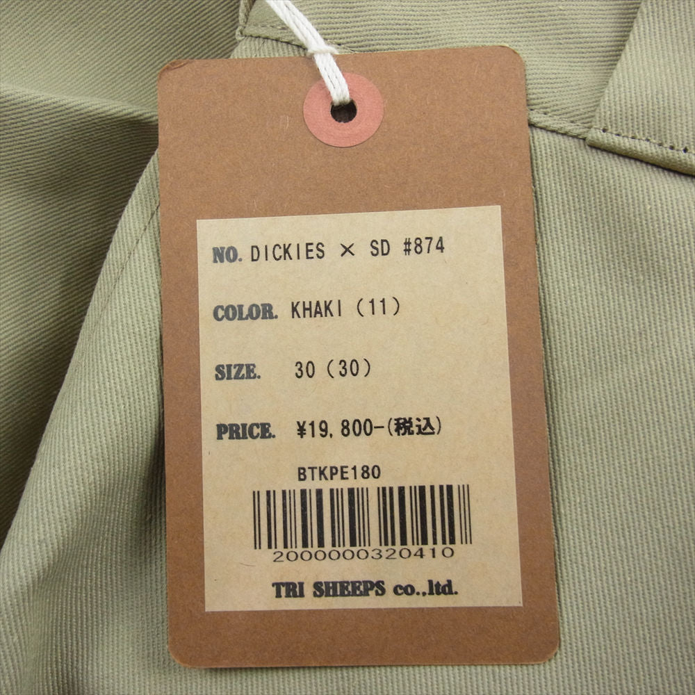 STANDARD CALIFORNIA スタンダードカリフォルニア DICKIES × SD 874 ワーク パンツ ベージュ系 30【新古品】【未使用】【中古】