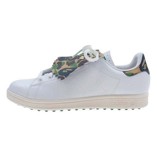 adidas アディダス IG5916 × BAPE Stan Smith Golf  ベイシング エイプ スタン スミス ゴルフ スニーカー ゴルフ シューズ ホワイト系 28cm【新古品】【未使用】【中古】