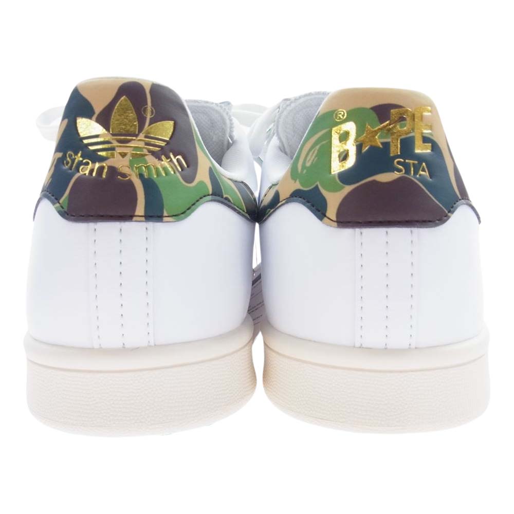 adidas アディダス IG5916 × BAPE Stan Smith Golf  ベイシング エイプ スタン スミス ゴルフ スニーカー ゴルフ シューズ ホワイト系 28cm【新古品】【未使用】【中古】