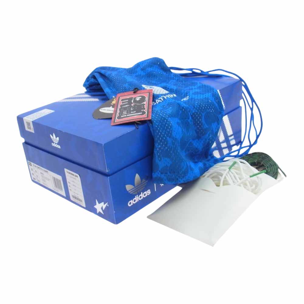 adidas アディダス IG5916 × BAPE Stan Smith Golf  ベイシング エイプ スタン スミス ゴルフ スニーカー ゴルフ シューズ ホワイト系 28cm【新古品】【未使用】【中古】