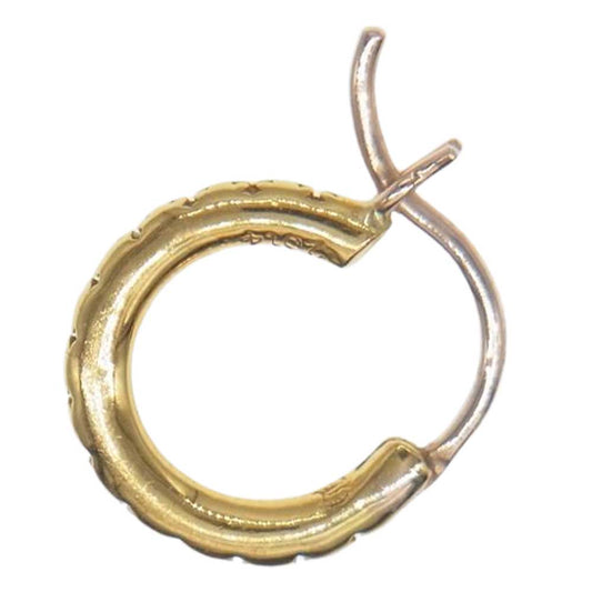 CHROME HEARTS クロムハーツ（原本無） BLACK SYMPHONY ブラックシンフォニー購入証明書付属 22K HOOP TFL SML フープ ピアス ゴールド系【中古】