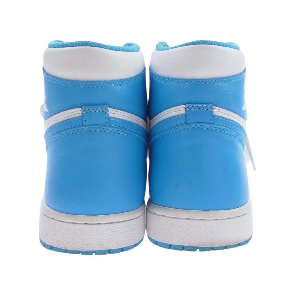 NIKE ナイキ 555088-117 Air Jordan 1 Retro High UNC AJ1 エアジョーダン レトロ ハイ スニーカー ライトブルー系 27.5cm【中古】