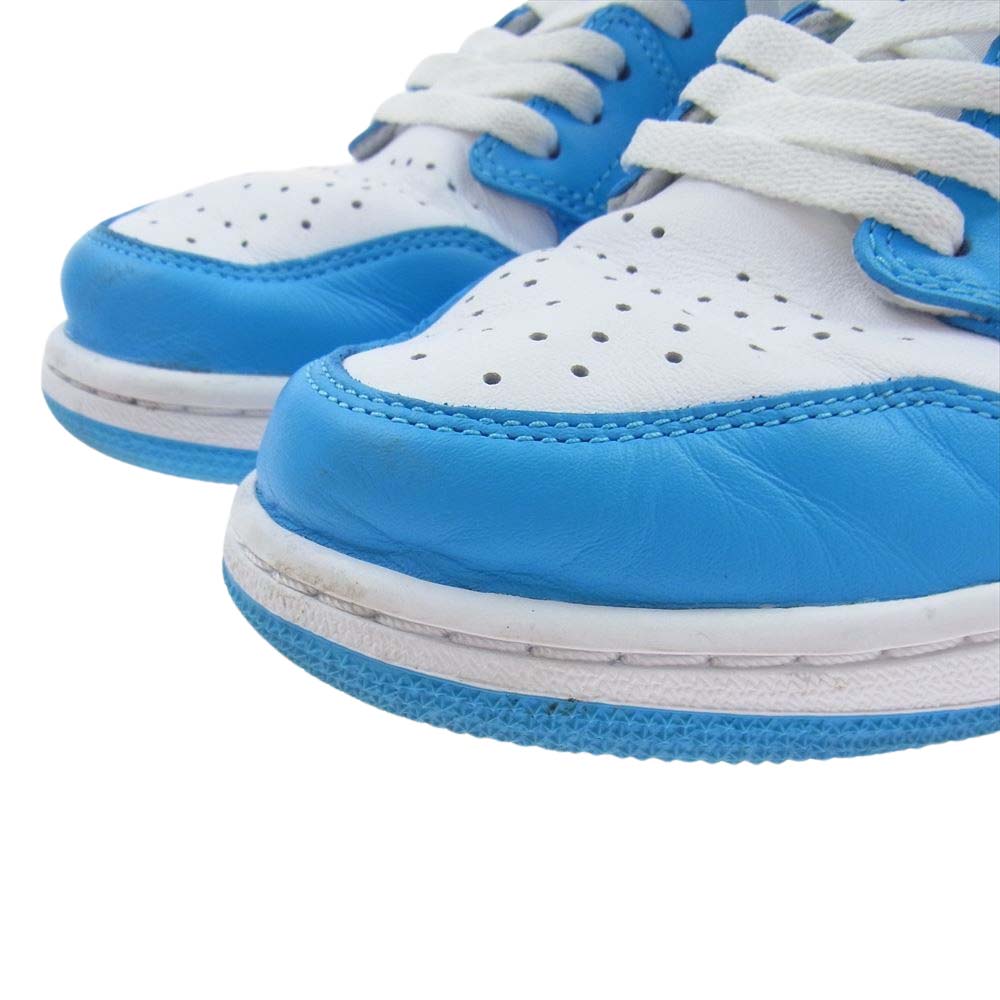 NIKE ナイキ 555088-117 Air Jordan 1 Retro High UNC AJ1 エアジョーダン レトロ ハイ スニーカー ライトブルー系 27.5cm【中古】