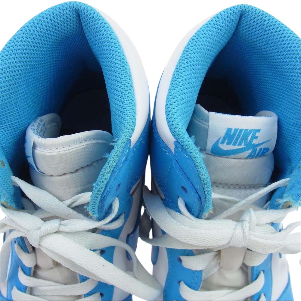 NIKE ナイキ 555088-117 Air Jordan 1 Retro High UNC AJ1 エアジョーダン レトロ ハイ スニーカー ライトブルー系 27.5cm【中古】