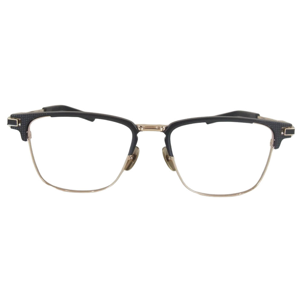 フォーナインズ S02TH col.1001 R5/3 度入り 眼鏡 メガネ フレーム 22K ブラック系 ゴールド系 52□17-142【中古】