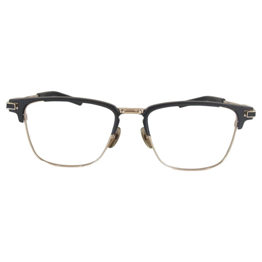 フォーナインズ S02TH col.1001 R5/3 度入り 眼鏡 メガネ フレーム 22K ブラック系 ゴールド系 52□17-142【中古】