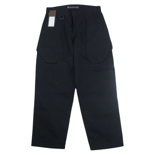 マウトリーコンテーラー MT0710 MDU PANTS コットン ナイロン カーゴパンツ ブラック系 46【新古品】【未使用】【中古】