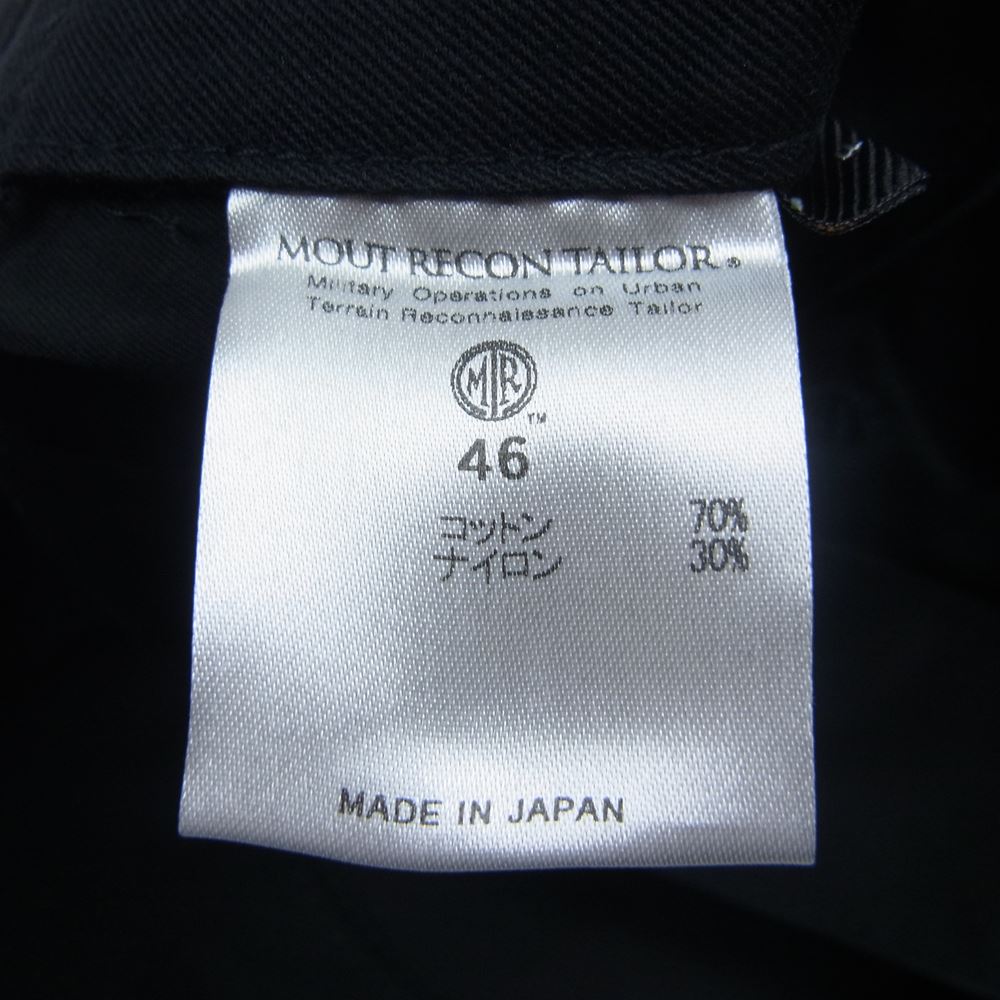 マウトリーコンテーラー MT0710 MDU PANTS コットン ナイロン カーゴパンツ ブラック系 46【新古品】【未使用】【中古】