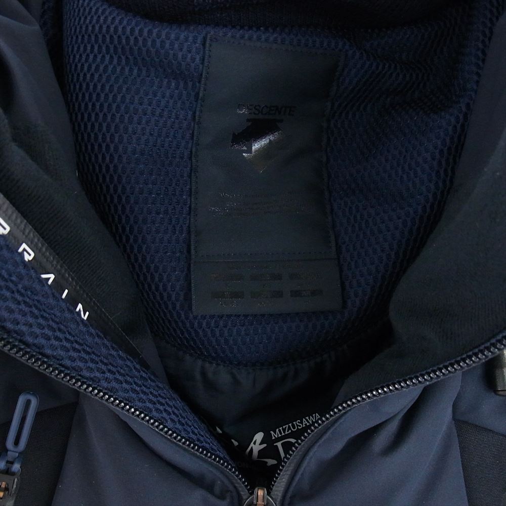 DESCENTE デサント DAMSGK30U ALLTERRAIN オルテライン MIZUSAWA  MOUNTAINEER DOWN JACKET 水沢 マウンテニア ダウンジャケット ネイビー系 JP:S【中古】