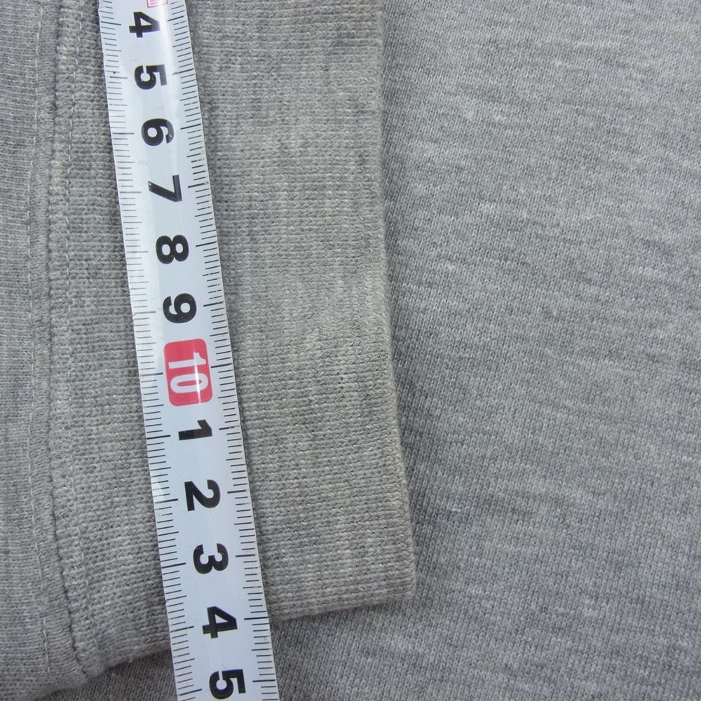 STUSSY ステューシー 90s 紺タグ ロゴプリント クルーネック スウェット トレーナー グレー系 M【中古】