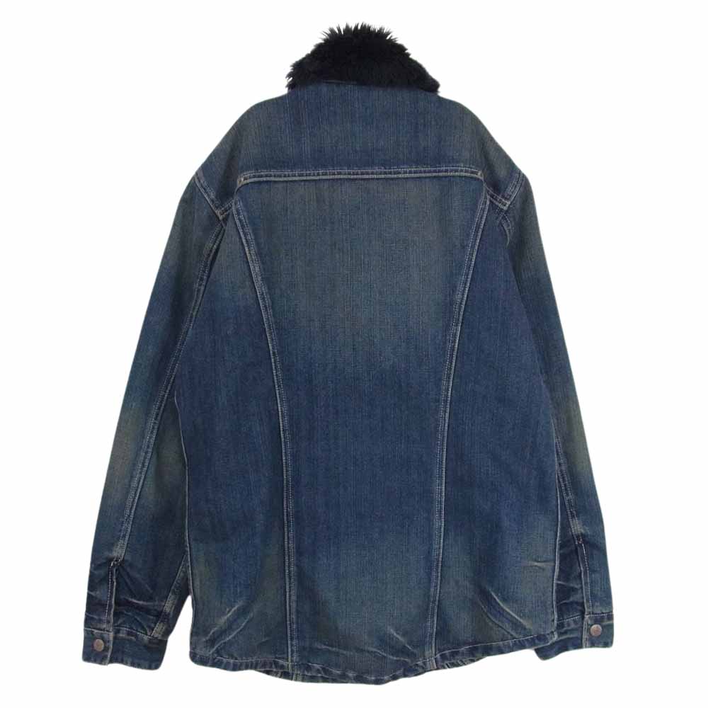 Levi's リーバイス 70807-03 襟ボア 裏地キルティング デニムジャケット インディゴブルー系 L【中古】