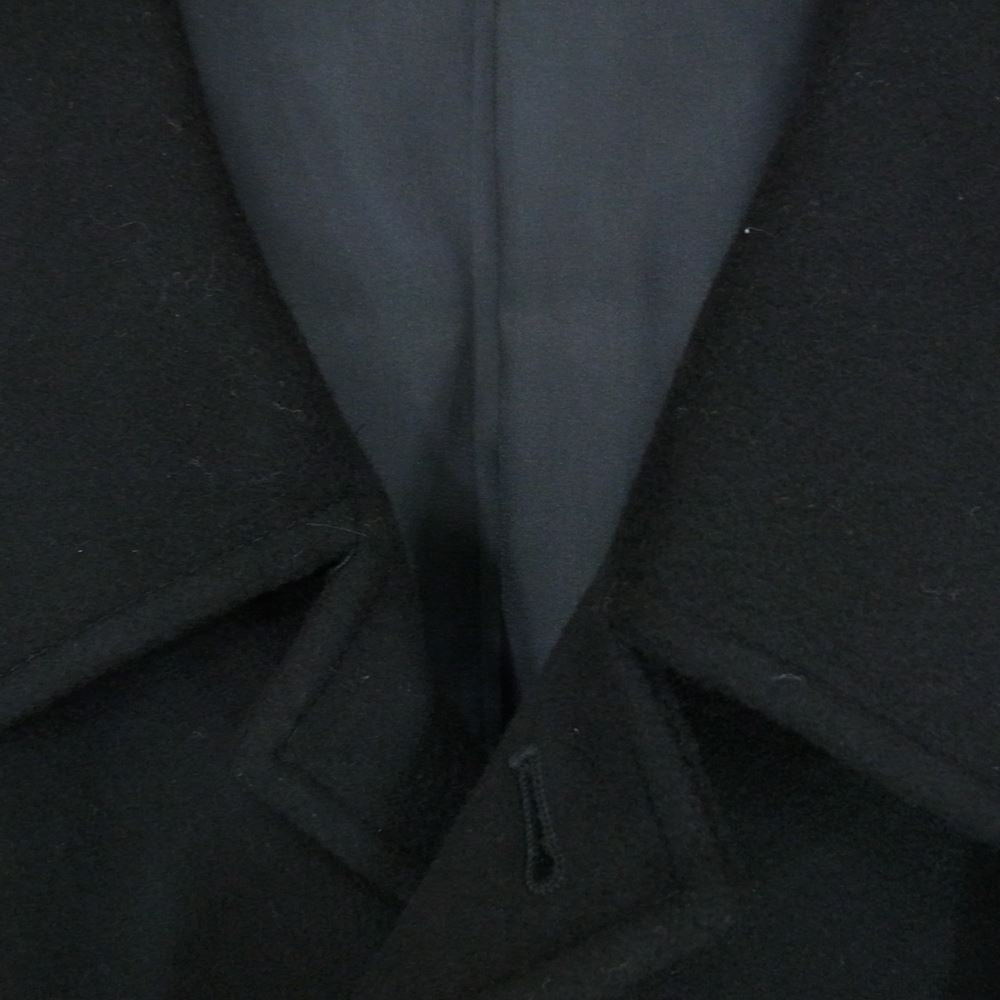 Pure Cashmere ピュアカシミヤ100% ステンカラーコート ブラック系 L【美品】【中古】