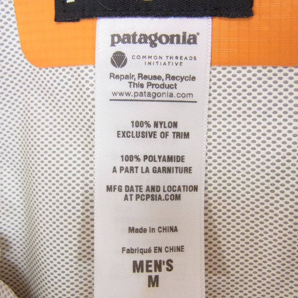 patagonia パタゴニア 12SS 83800SP12 12年製 トレント シェル ジャケット マウンテンパーカー オレンジ系 M【中古】