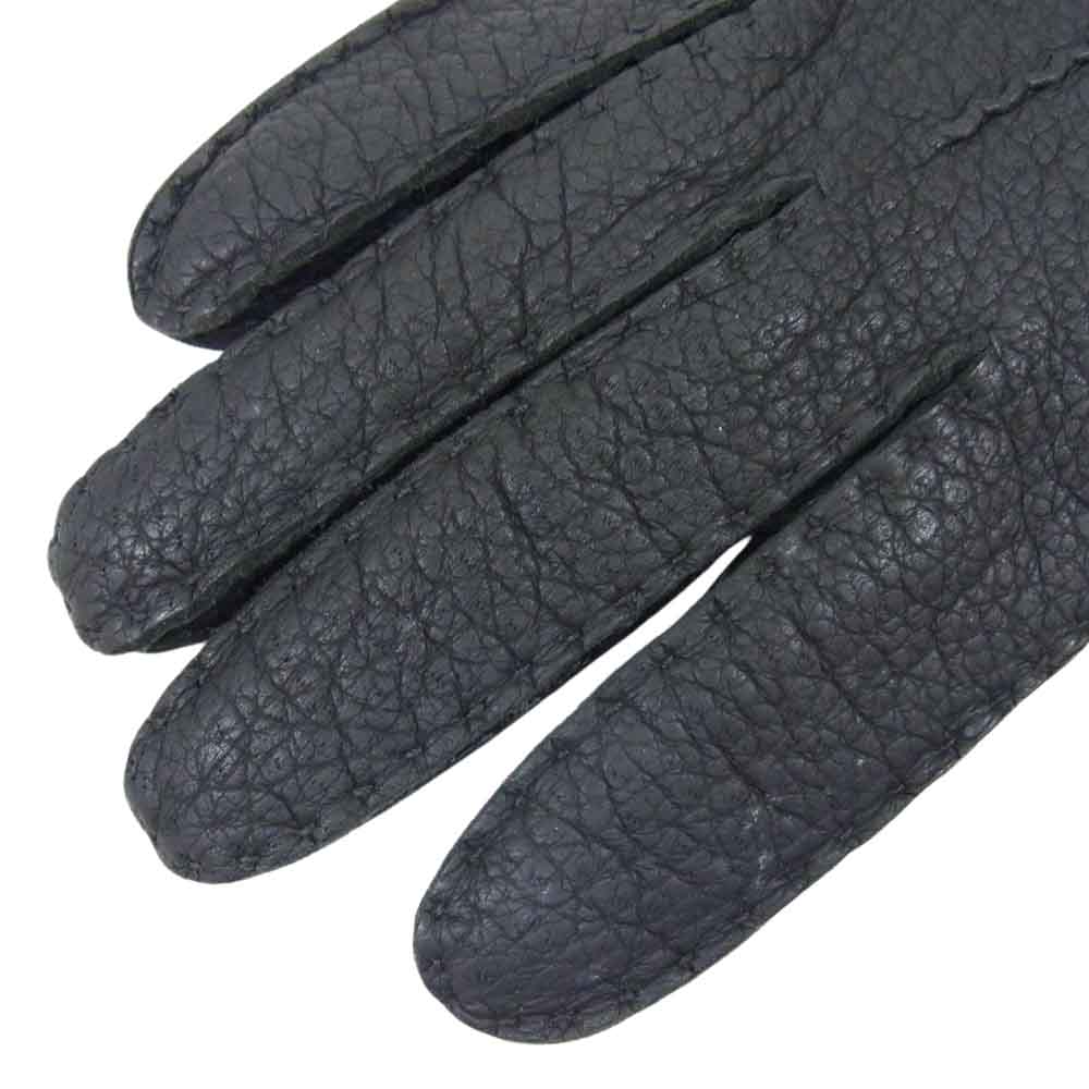 デンツ ENGLAND 英国製 シボレザー グローブ 手袋 ブラック系【中古】