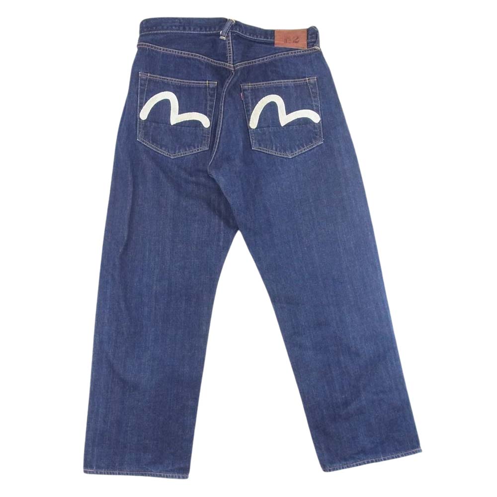 EVISU エヴィス Lot2001 No2 大黒 カモメペイント デニムパンツ ジーンズ インディゴブルー系 36【中古】