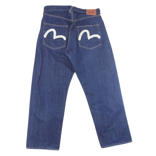 EVISU エヴィス Lot2001 No2 大黒 カモメペイント デニムパンツ ジーンズ インディゴブルー系 36【中古】