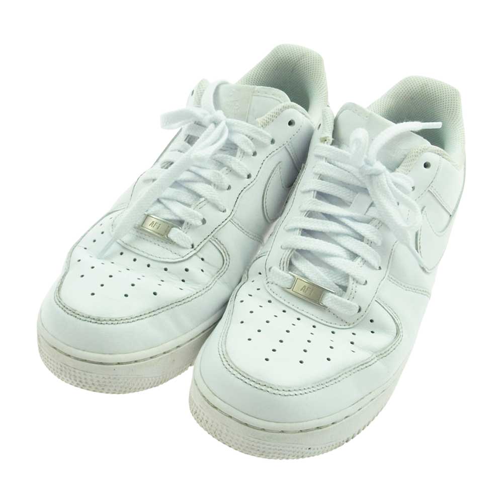 NIKE ナイキ CW2288 111 IR FORCE 1 07 エア フォース 1 07 オールホワイト スニーカー ホワイト系 27.5cm【中古】