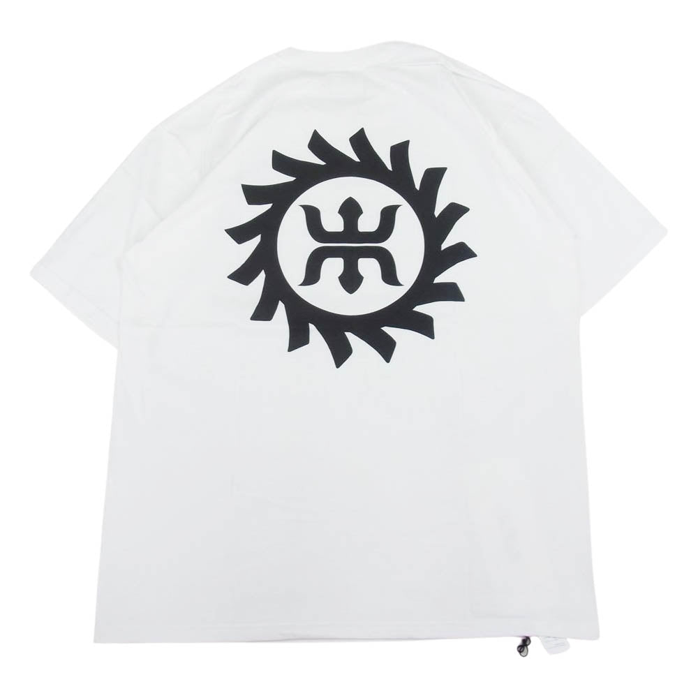 WTAPS ダブルタップス 22SS 221PCDT-ST05S MON SCREEN TEE モン スクーリン ロゴ 半袖 Tシャツ ホワイト系 04【極上美品】【中古】