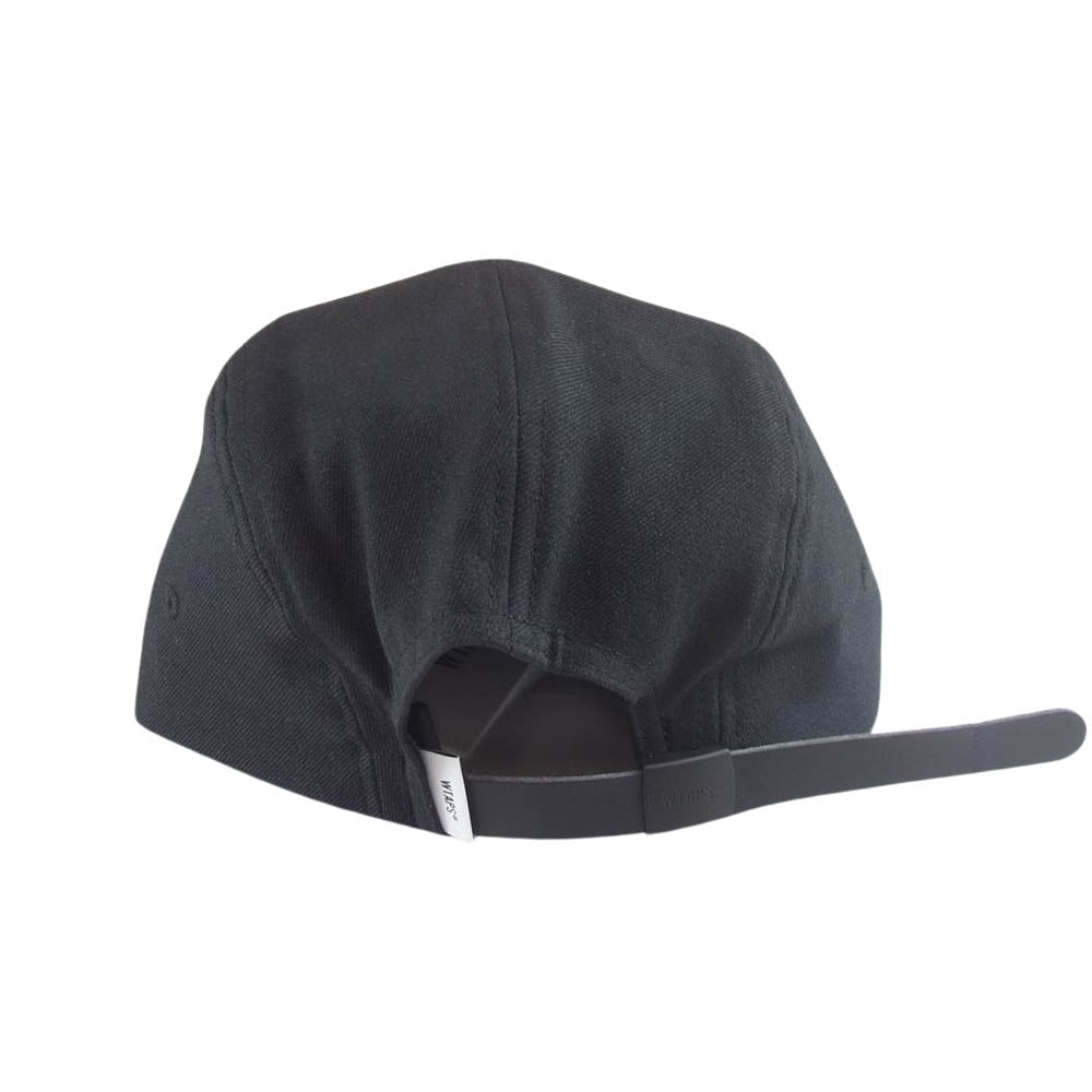 WTAPS ダブルタップス 231HCDT-HT01 WUT ロゴ ポリエステル キャップ ブラック系 00【新古品】【未使用】【中古】