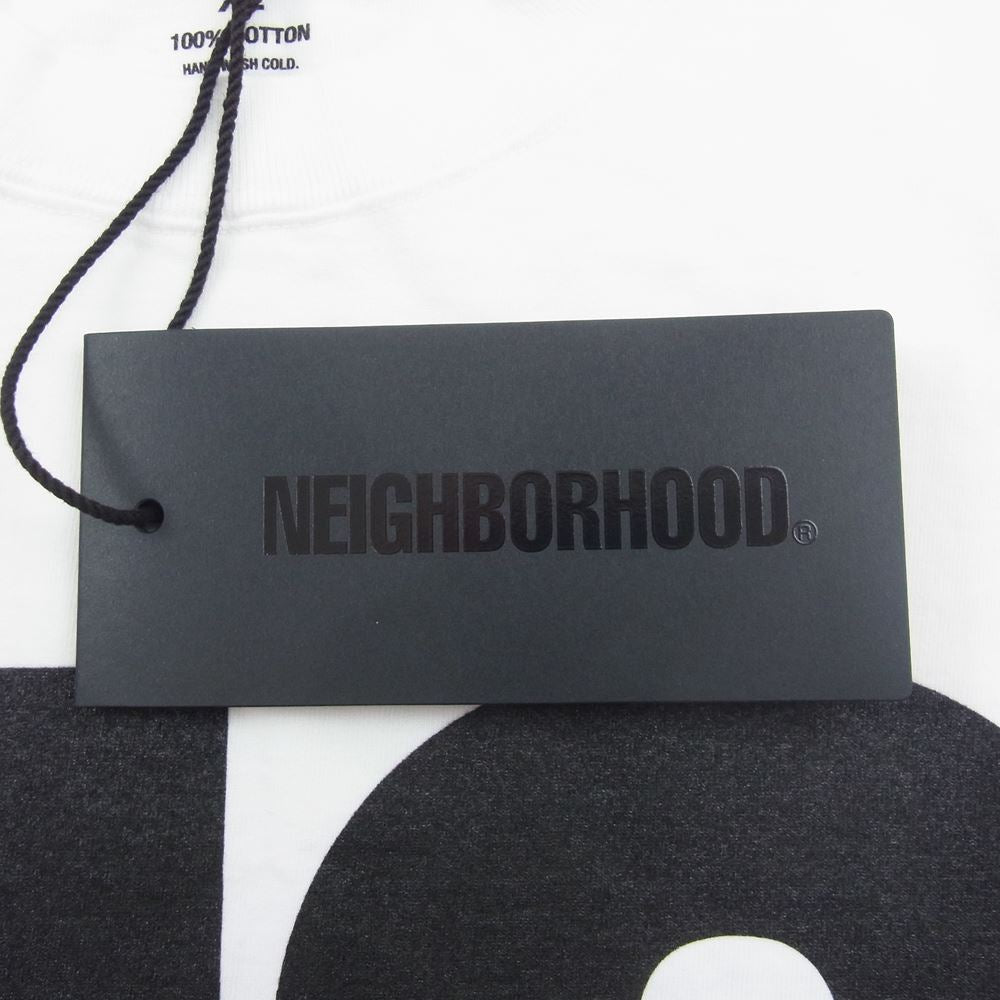 NEIGHBORHOOD ネイバーフッド 22SS 221PCKHN-STM01S × KATHARINE HAMNETT キャサリン ハムネット NHKH / C-TEE . SS スローガン Tシャツ ホワイト系 XL【極上美品】【中古】