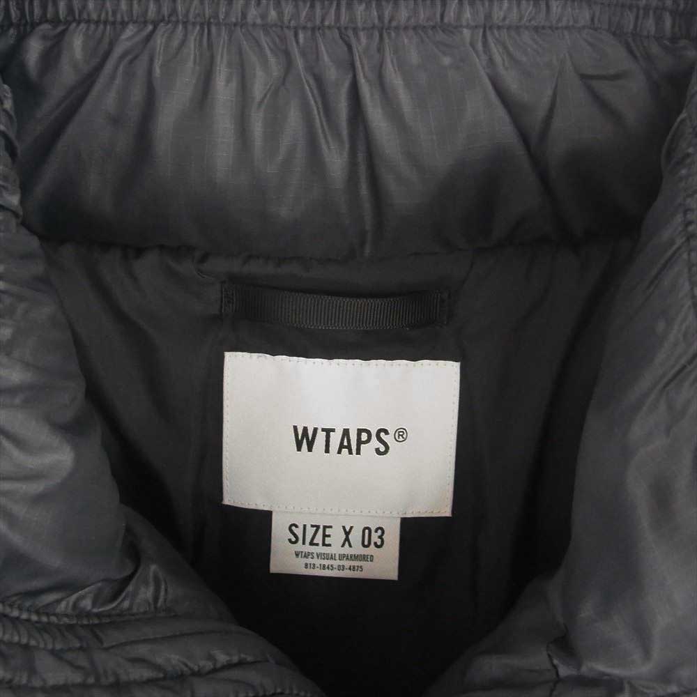 WTAPS ダブルタップス 22AW BRDT-JKM04 BIVOUAC JACKET ビバーク ジャケット ダウンジャケット ブラック系 3【極上美品】【中古】
