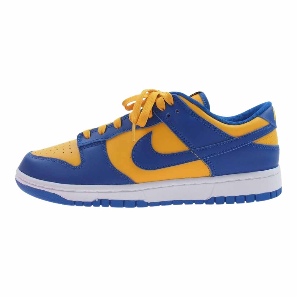 NIKE ナイキ DD1391-402 Dunk Low Blue Jay and University Gold ダンク ロー ブルージェイ アンド ユニバーシティ ゴールド スニーカー ブルー系 イエロー系 27.5cm【新古品】【未使用】【中古】