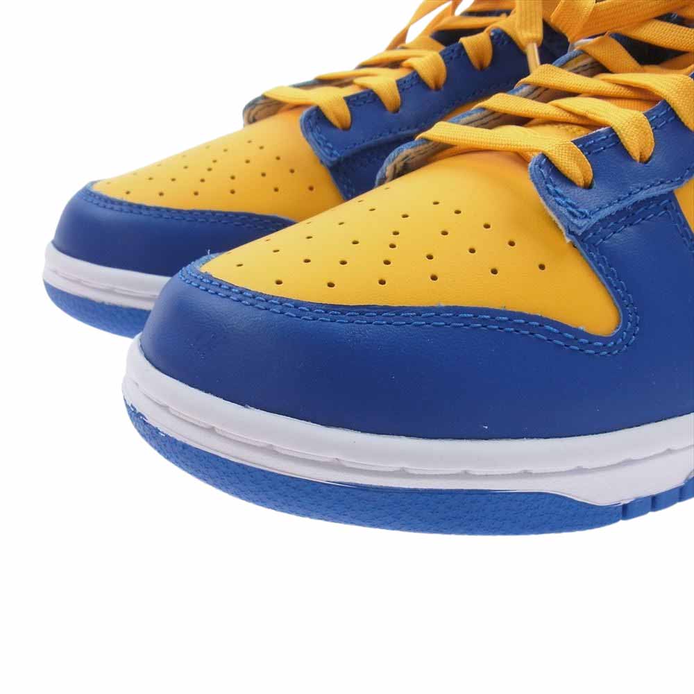 NIKE ナイキ DD1391-402 Dunk Low Blue Jay and University Gold ダンク ロー ブルージェイ アンド ユニバーシティ ゴールド スニーカー ブルー系 イエロー系 27.5cm【新古品】【未使用】【中古】