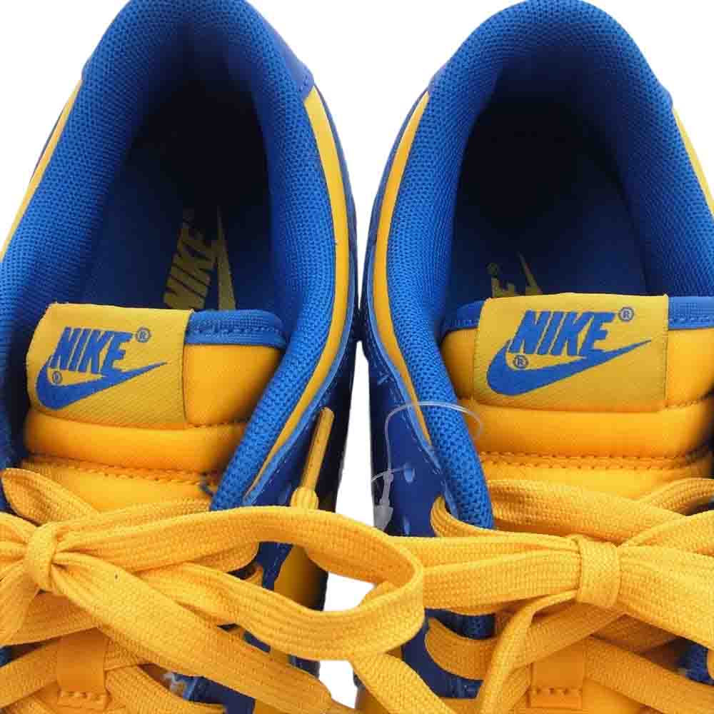 NIKE ナイキ DD1391-402 Dunk Low Blue Jay and University Gold ダンク ロー ブルージェイ アンド ユニバーシティ ゴールド スニーカー ブルー系 イエロー系 27.5cm【新古品】【未使用】【中古】