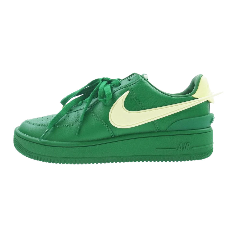 NIKE ナイキ DV3464-300 × AMBUSH アンブッシュ Air Force 1 Low "Pine Green and Citron エアフォース1 ロー パイングリーン アンド シトロン スニーカー グリーン系 27.5cm【美品】【中古】