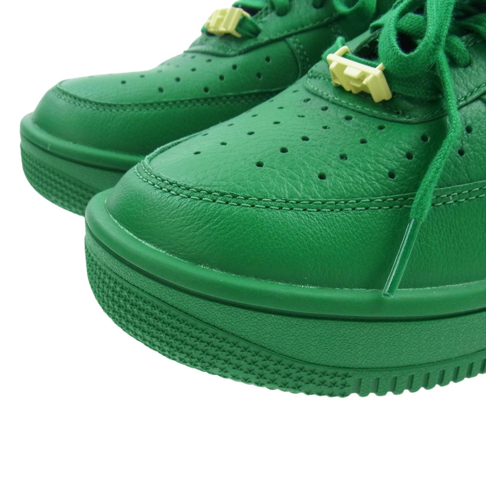NIKE ナイキ DV3464-300 × AMBUSH アンブッシュ Air Force 1 Low "Pine Green and Citron エアフォース1 ロー パイングリーン アンド シトロン スニーカー グリーン系 27.5cm【美品】【中古】