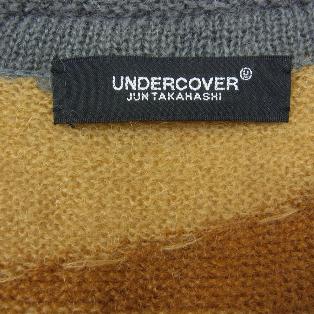 UNDERCOVER アンダーカバー 20AW UCZ4906-2 モヘア混 ミックス Vネック ニット マルチカラー マルチカラー系 2【中古】
