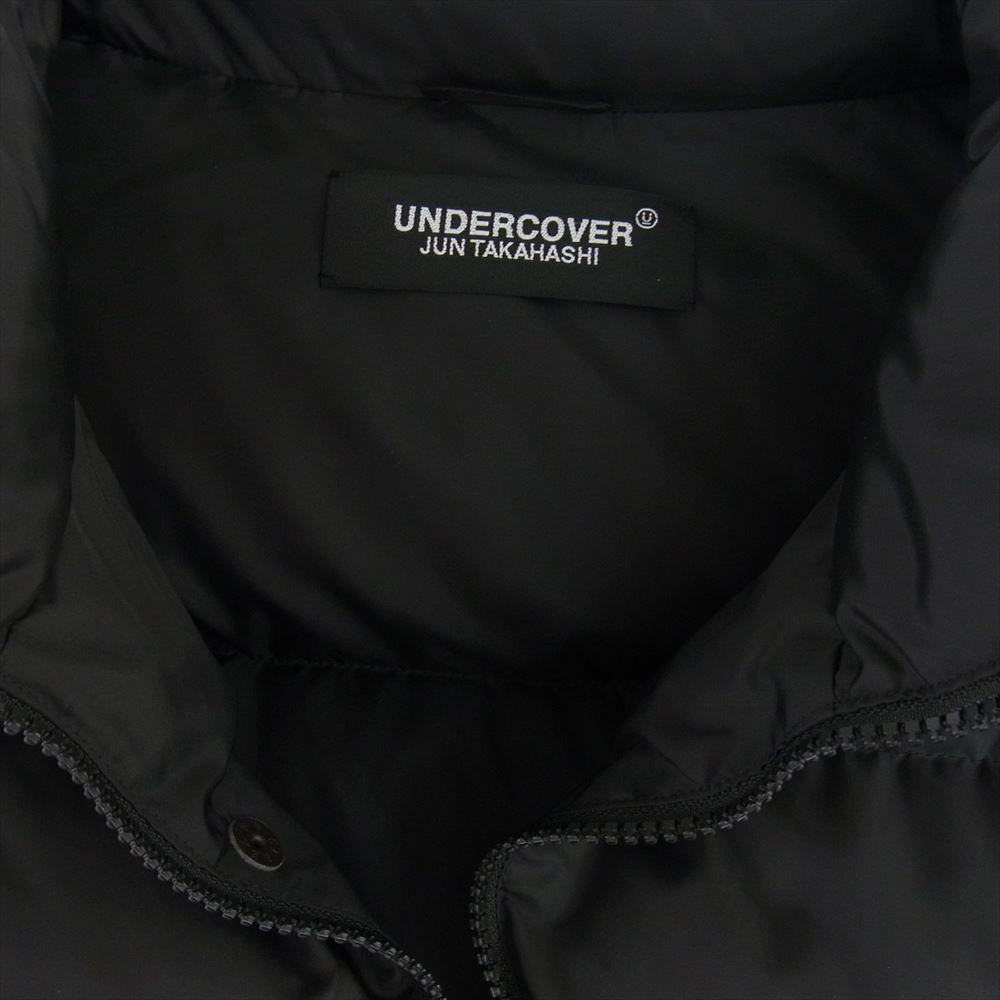 UNDERCOVER アンダーカバー UCZ9204 30TH leather sleeve down jaket レザー 切替 ダウンジャケット ブラック系 2【中古】