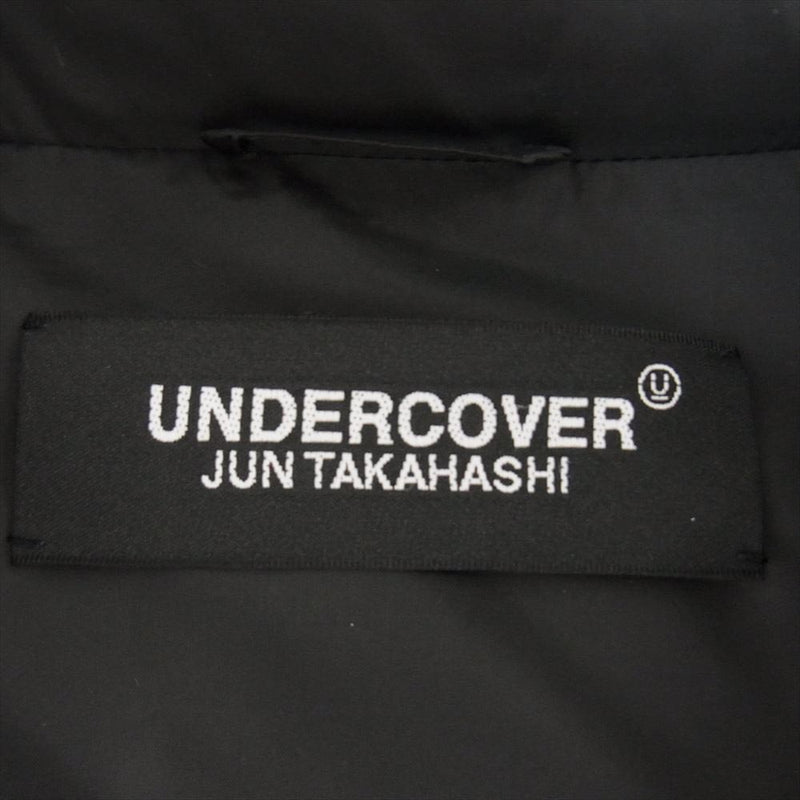 UNDERCOVER アンダーカバー UCZ9204 30TH leather sleeve down jaket レザー 切替 ダウンジャケット ブラック系 2【中古】