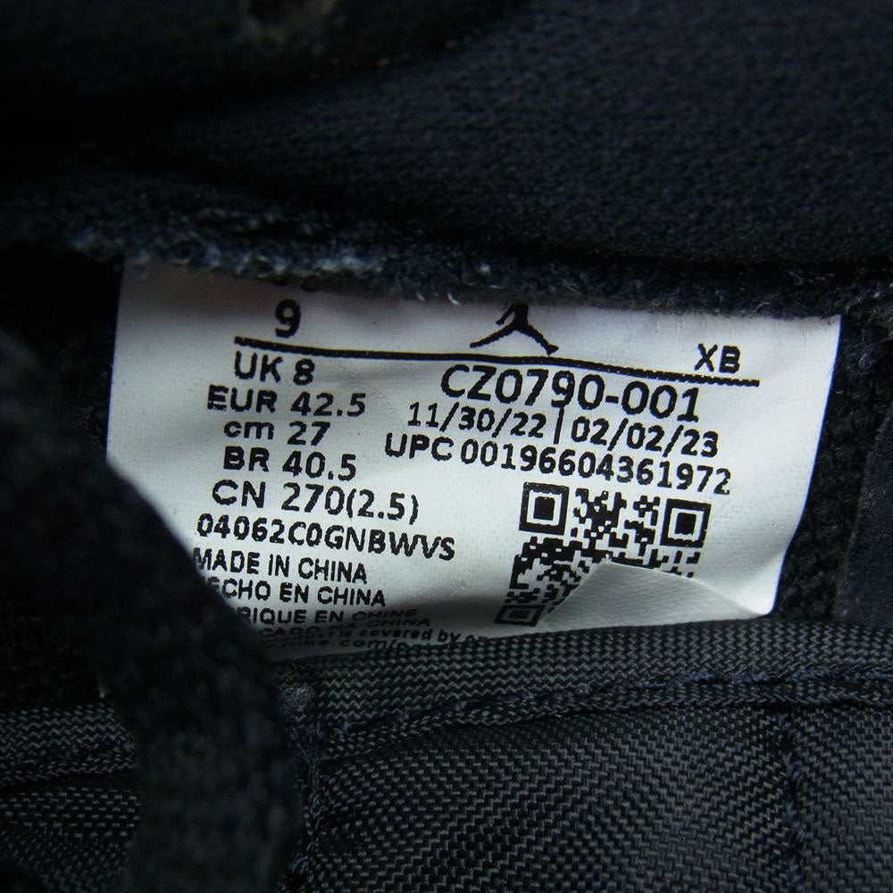 NIKE ナイキ CZ0790-001 1 Retro Low OG AJ1 Black Cement スニーカー ブラック系 27cm【中古】