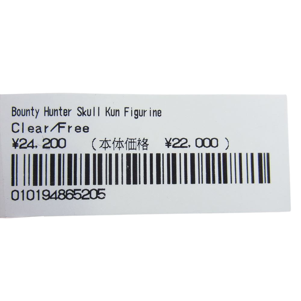 Supreme シュプリーム 23AW Bounty Hunter Skull Kun Figurine Clear スカル フィギュア ホワイト系 クリア系【極上美品】【中古】