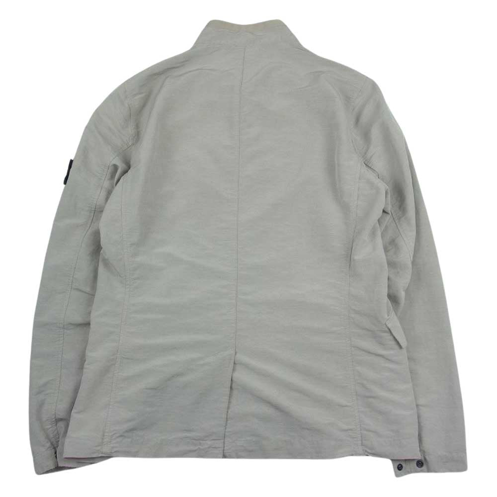 STONE ISLAND ストーンアイランド ソフトシェル アームパッチ 刺繍 ジャケット グレージュ系 XL【中古】