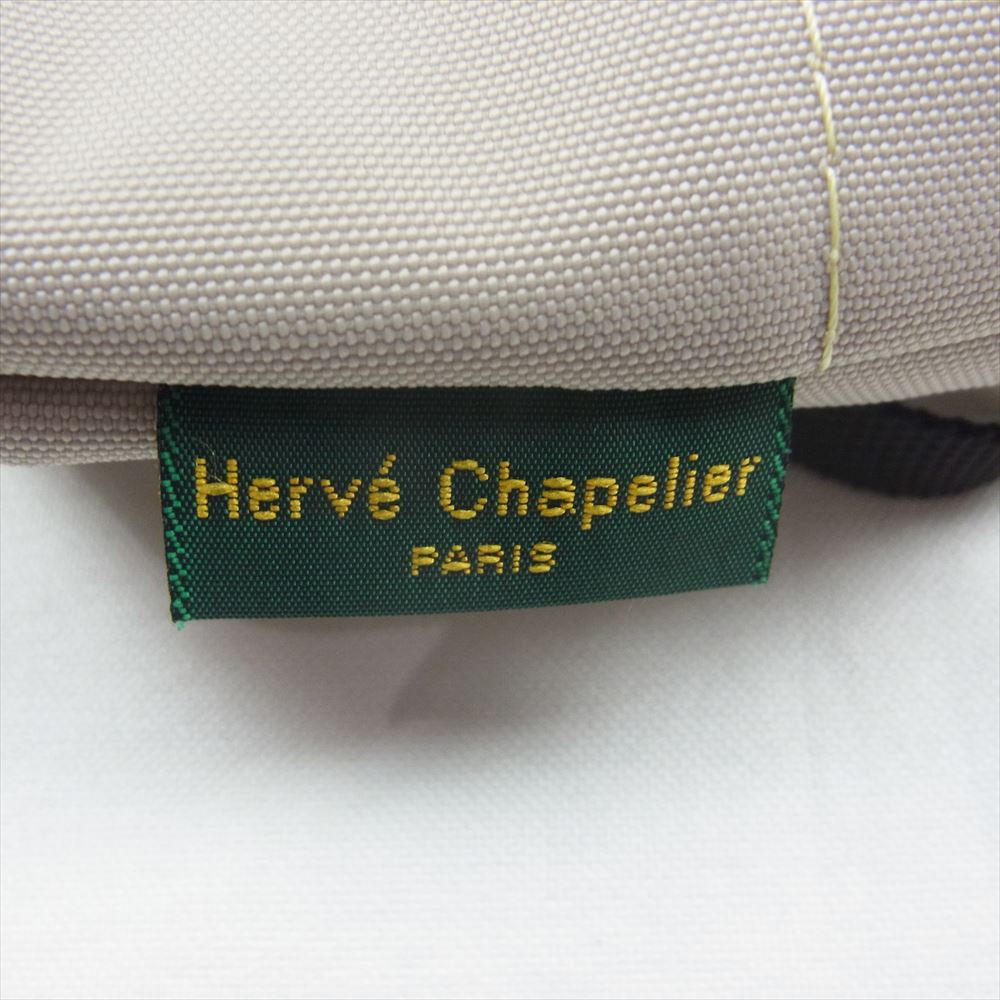 Herve Chapelier エルベ・シャプリエ 1927N 舟形 ショルダーバッグ XS マスティック ベージュ系【中古】
