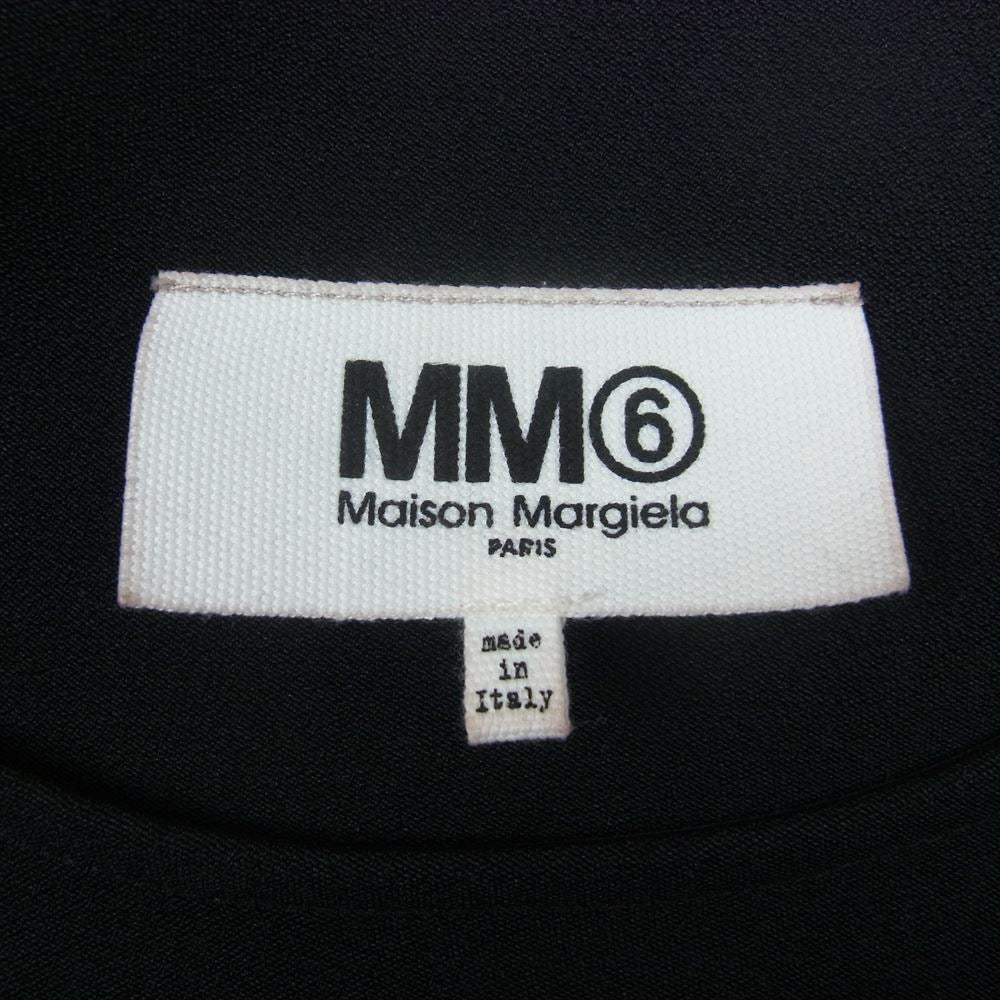 MAISON MARGIELA メゾンマルジェラ 18AW S32CU0017 MM6 エムエムシックス アシンメトリー ジャガード ドレス ワンピース ブラック系 M【中古】