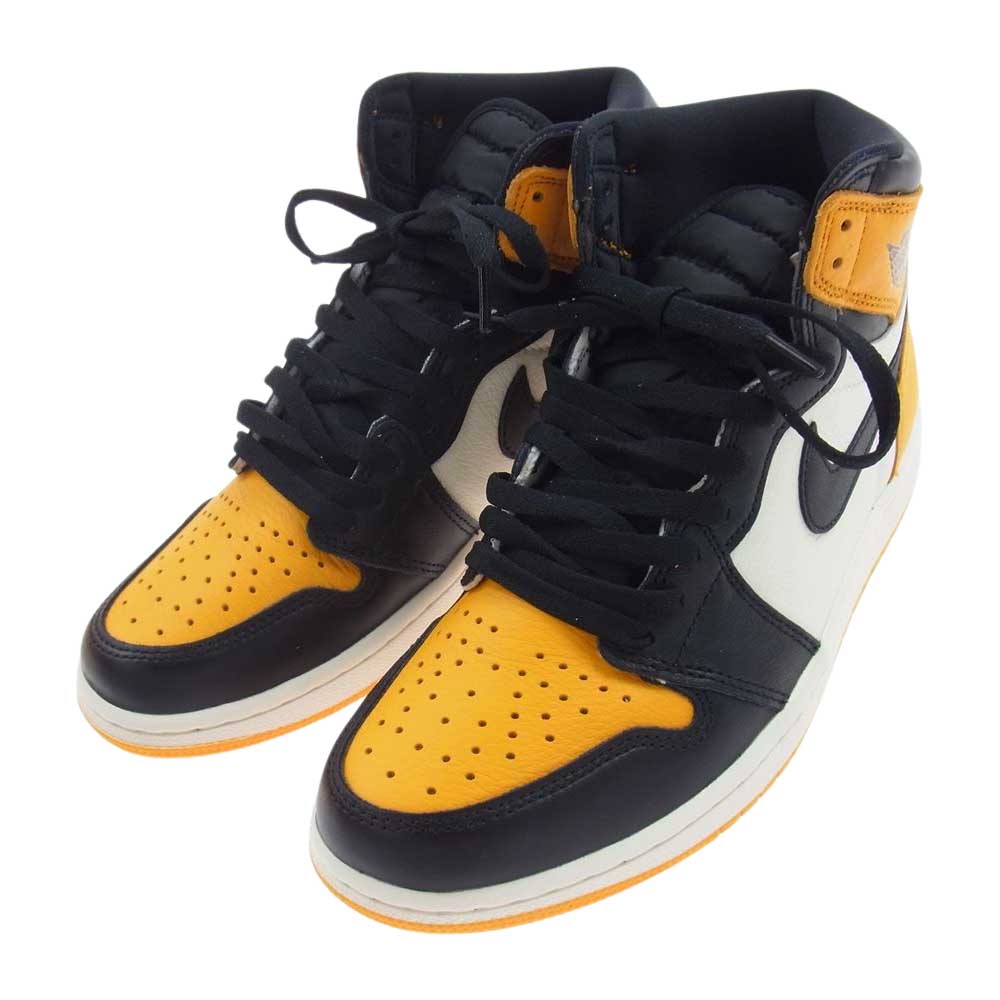 NIKE ナイキ 555088-711 AIR JORDAN 1 AJ1 RETRO HIGH OG Taxi エアジョーダン レトロ ハイカット スニーカー タクシー マルチカラー系 27cm【新古品】【未使用】【中古】