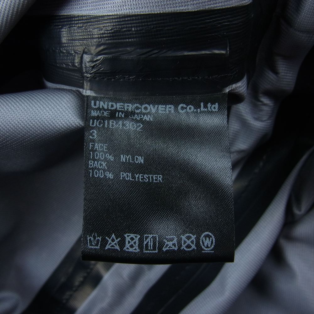 UNDERCOVER アンダーカバー UC1B4302 × Eastpak イーストパック ナイロン ロング モッズコート ブラック系 3【中古】