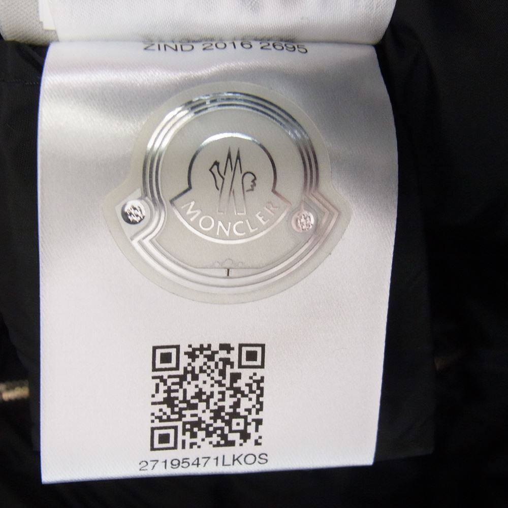 MONCLER モンクレール 国内正規品 NOMIA GIUBBOTTO ノミア ウール ダウンコート ブラック系【中古】