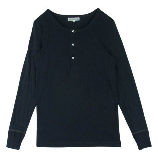 メルツベーシュヴァーネン 8038-30-20030 LONG SLEEVE HENLEY NECK ヘンリーネック 長袖 Tシャツ カットソー ダークグレー系 4 / S【中古】