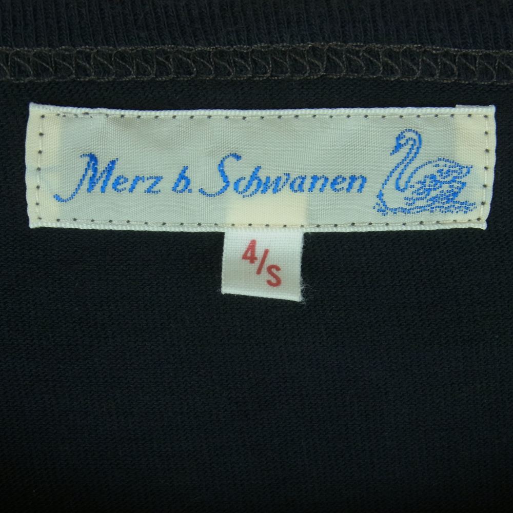 メルツベーシュヴァーネン 8038-30-20030 LONG SLEEVE HENLEY NECK ヘンリーネック 長袖 Tシャツ カットソー ダークグレー系 4 / S【中古】