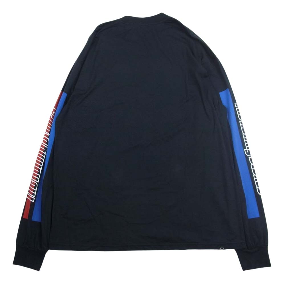 HYSTERIC GLAMOUR ヒステリックグラマー 21AW 06213CL03 THE ROLLING STONES STEEL WHEELS 1989 トリプルエックス ローリング ストーンズ Tシャツ ブラック系 L【美品】【中古】